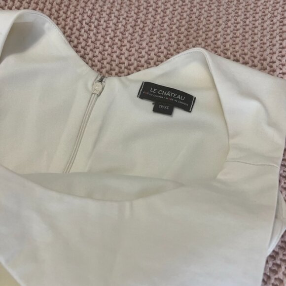 Cream White Fitted Dress - Picture 10 of 10